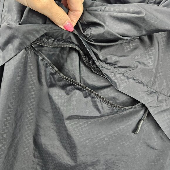 Bench Lightweight Jacket Coat Full Zip Mens S Black Hooded Pockets Packable - Picture 13 of 14